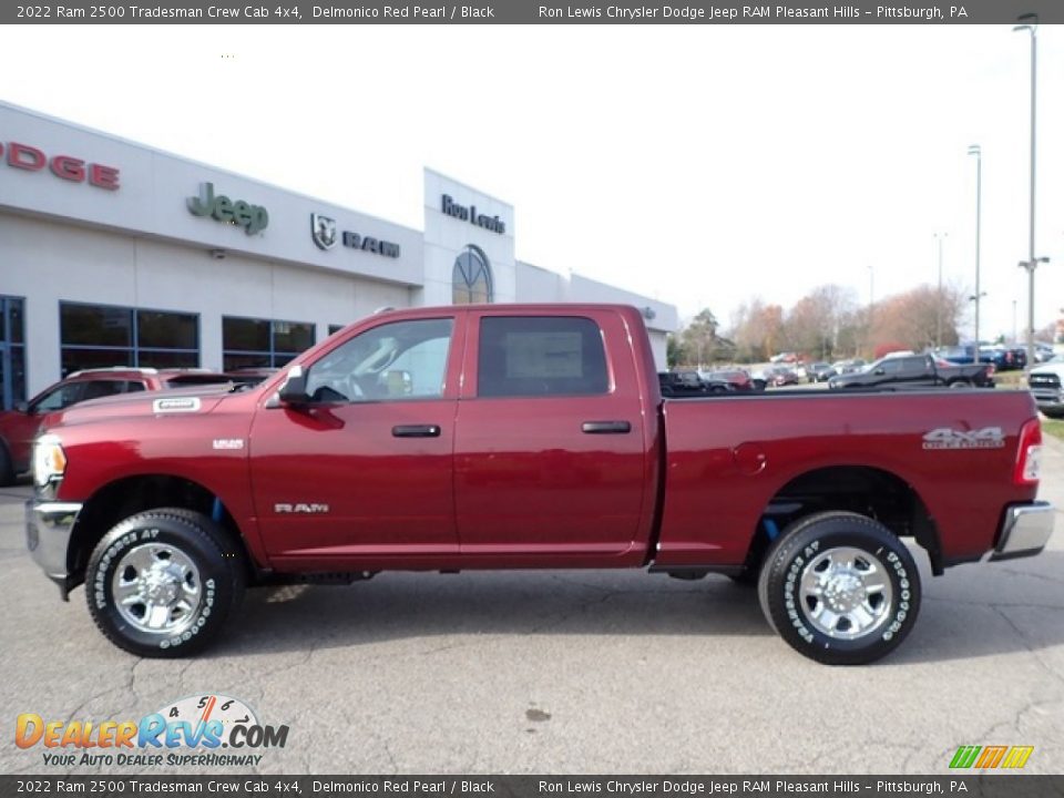 2022 Ram 2500 Tradesman Crew Cab 4x4 Delmonico Red Pearl / Black Photo #8