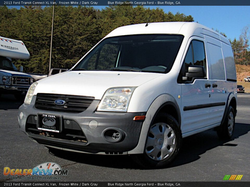 2013 Ford Transit Connect XL Van Frozen White / Dark Gray Photo #1