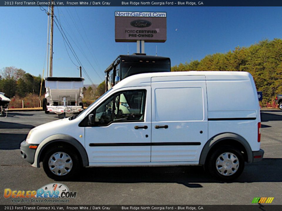 2013 Ford Transit Connect XL Van Frozen White / Dark Gray Photo #2