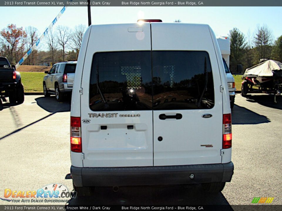 2013 Ford Transit Connect XL Van Frozen White / Dark Gray Photo #4