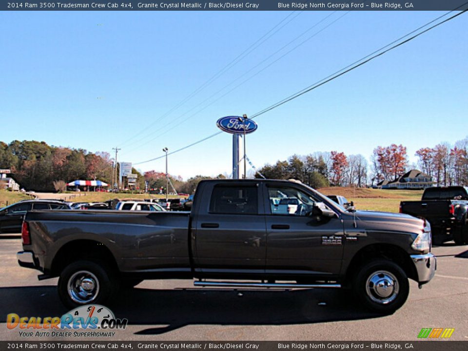 2014 Ram 3500 Tradesman Crew Cab 4x4 Granite Crystal Metallic / Black/Diesel Gray Photo #6