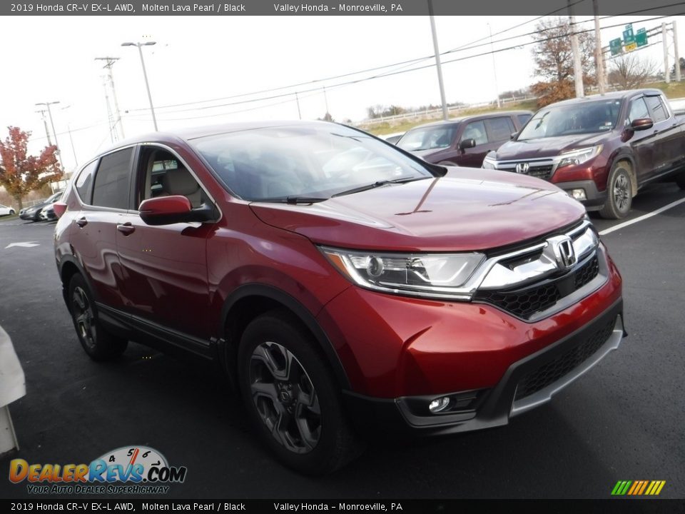 2019 Honda CR-V EX-L AWD Molten Lava Pearl / Black Photo #6