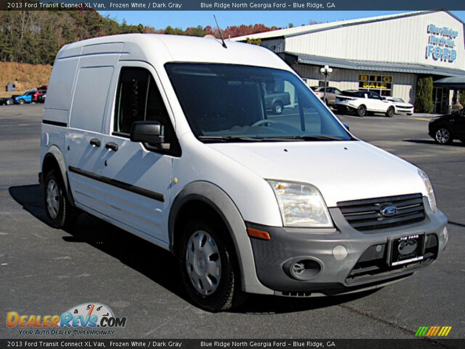 2013 Ford Transit Connect XL Van Frozen White / Dark Gray Photo #7