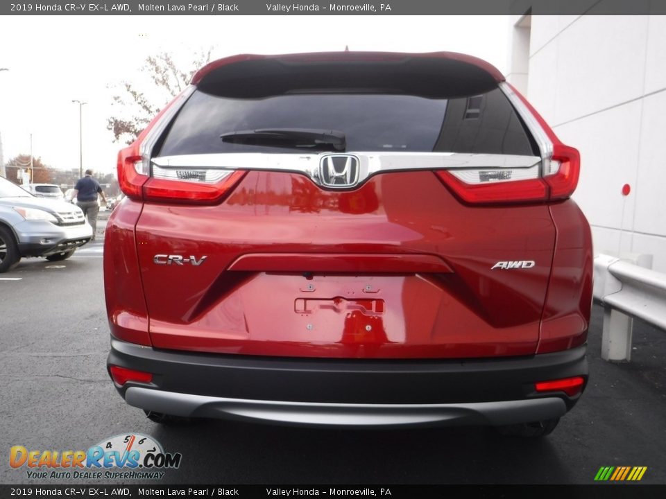 2019 Honda CR-V EX-L AWD Molten Lava Pearl / Black Photo #7
