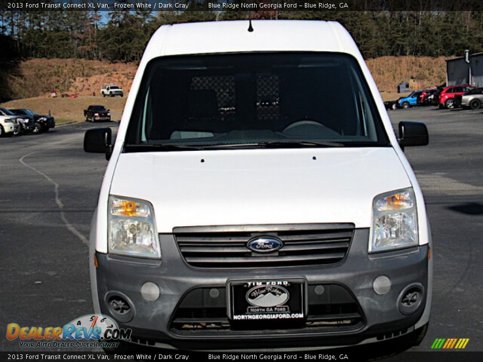 2013 Ford Transit Connect XL Van Frozen White / Dark Gray Photo #8