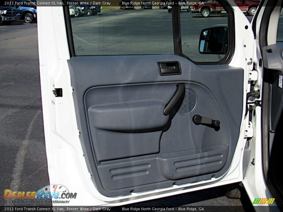 2013 Ford Transit Connect XL Van Frozen White / Dark Gray Photo #10