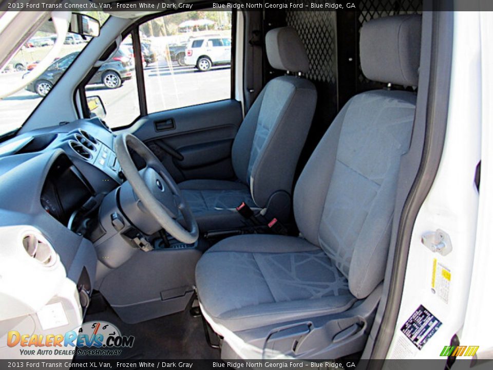 2013 Ford Transit Connect XL Van Frozen White / Dark Gray Photo #11