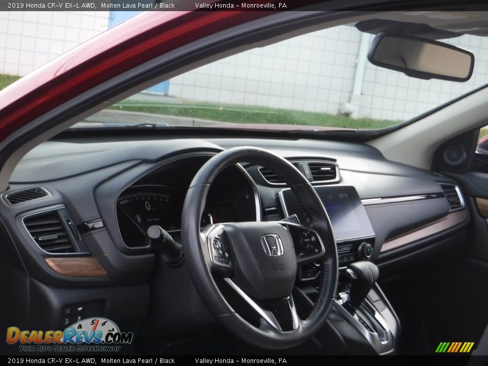 2019 Honda CR-V EX-L AWD Molten Lava Pearl / Black Photo #11