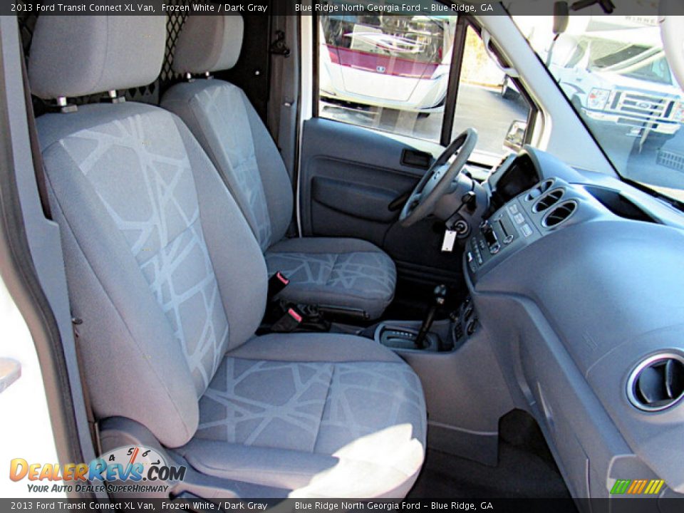 2013 Ford Transit Connect XL Van Frozen White / Dark Gray Photo #12