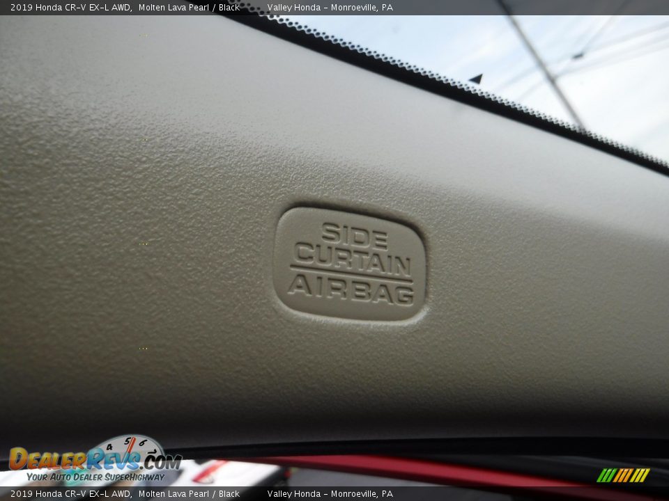 2019 Honda CR-V EX-L AWD Molten Lava Pearl / Black Photo #15