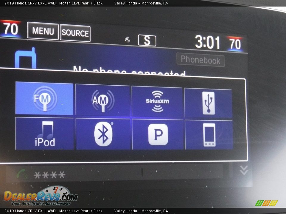 2019 Honda CR-V EX-L AWD Molten Lava Pearl / Black Photo #17