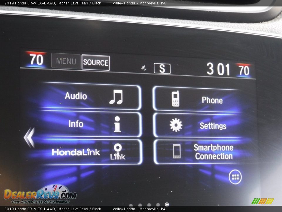 2019 Honda CR-V EX-L AWD Molten Lava Pearl / Black Photo #18