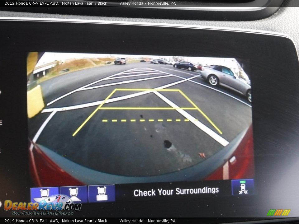 2019 Honda CR-V EX-L AWD Molten Lava Pearl / Black Photo #19