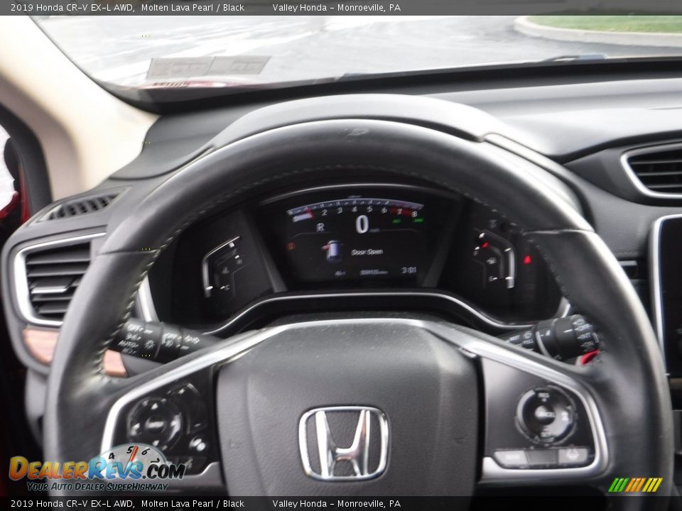 2019 Honda CR-V EX-L AWD Molten Lava Pearl / Black Photo #20