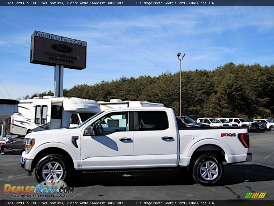 Oxford White 2021 Ford F150 XL SuperCrew 4x4 Photo #2