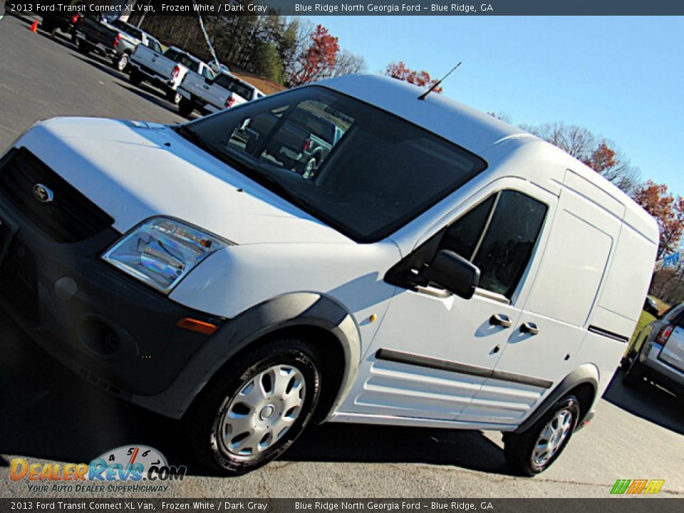 2013 Ford Transit Connect XL Van Frozen White / Dark Gray Photo #23
