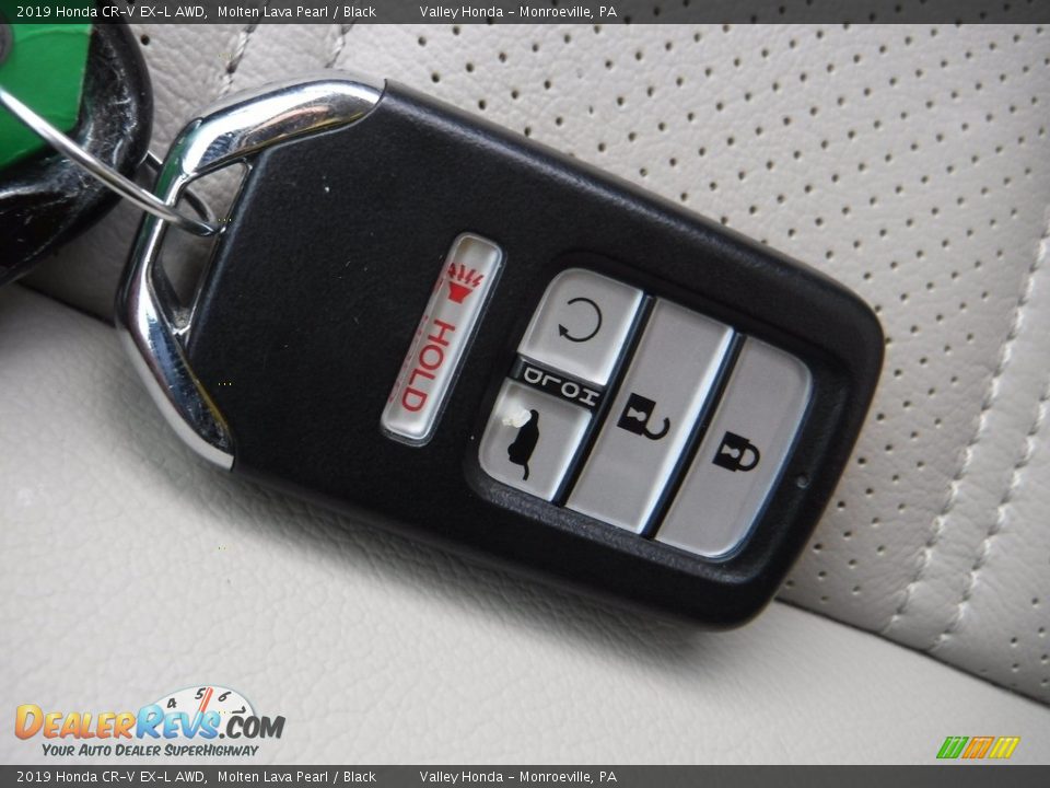 2019 Honda CR-V EX-L AWD Molten Lava Pearl / Black Photo #23