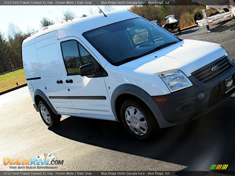 2013 Ford Transit Connect XL Van Frozen White / Dark Gray Photo #24