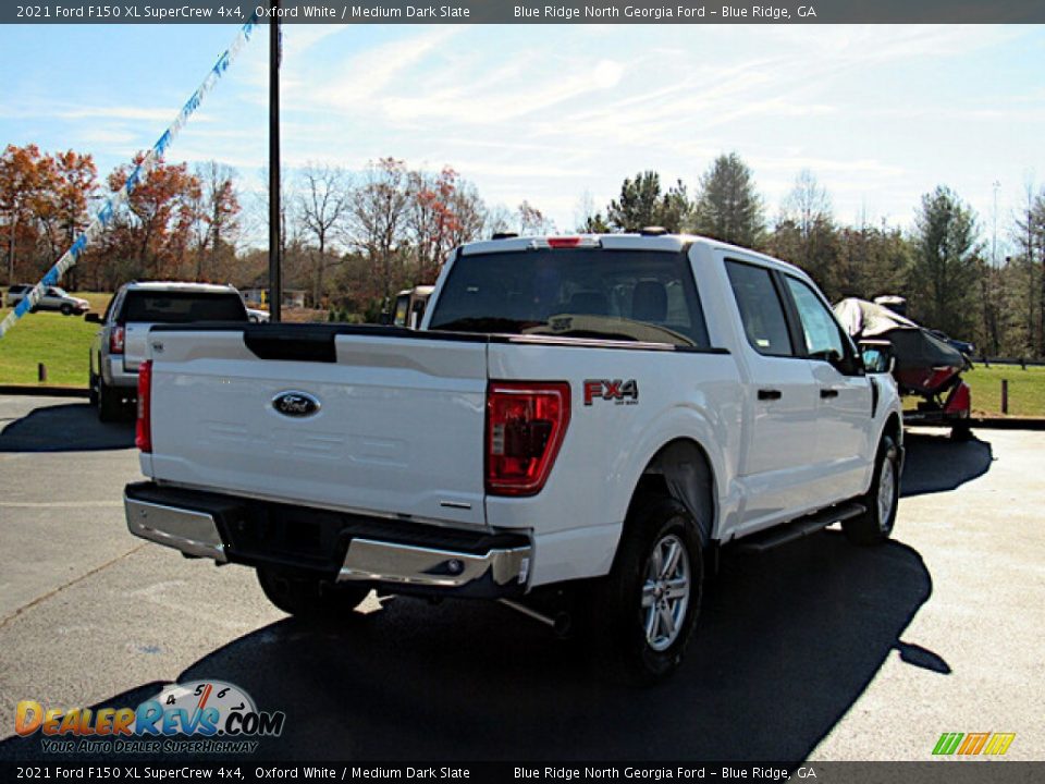 2021 Ford F150 XL SuperCrew 4x4 Oxford White / Medium Dark Slate Photo #5