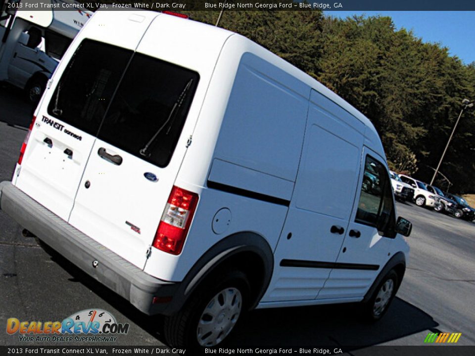2013 Ford Transit Connect XL Van Frozen White / Dark Gray Photo #25