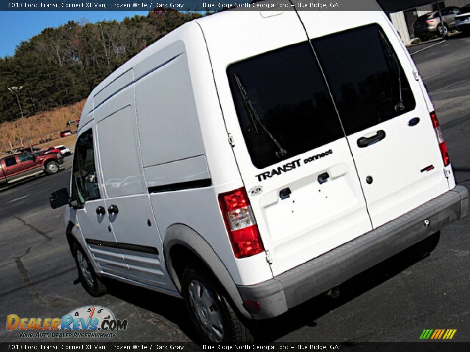 2013 Ford Transit Connect XL Van Frozen White / Dark Gray Photo #26