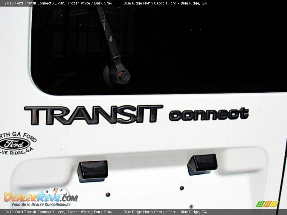 2013 Ford Transit Connect XL Van Frozen White / Dark Gray Photo #27