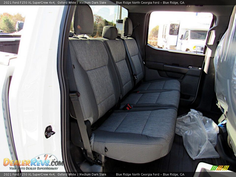 Rear Seat of 2021 Ford F150 XL SuperCrew 4x4 Photo #12