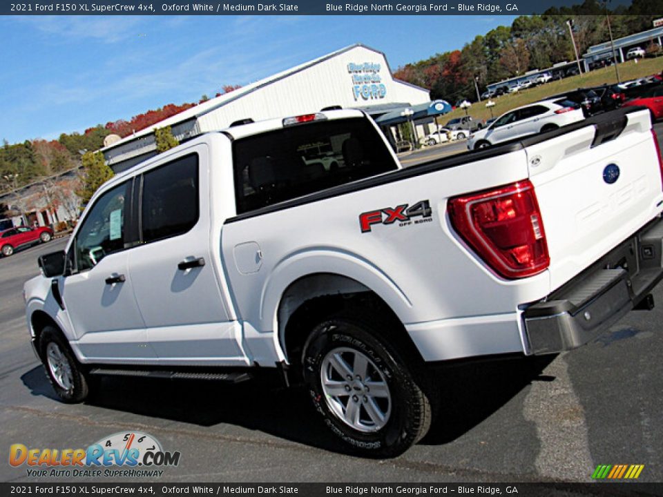 2021 Ford F150 XL SuperCrew 4x4 Oxford White / Medium Dark Slate Photo #26