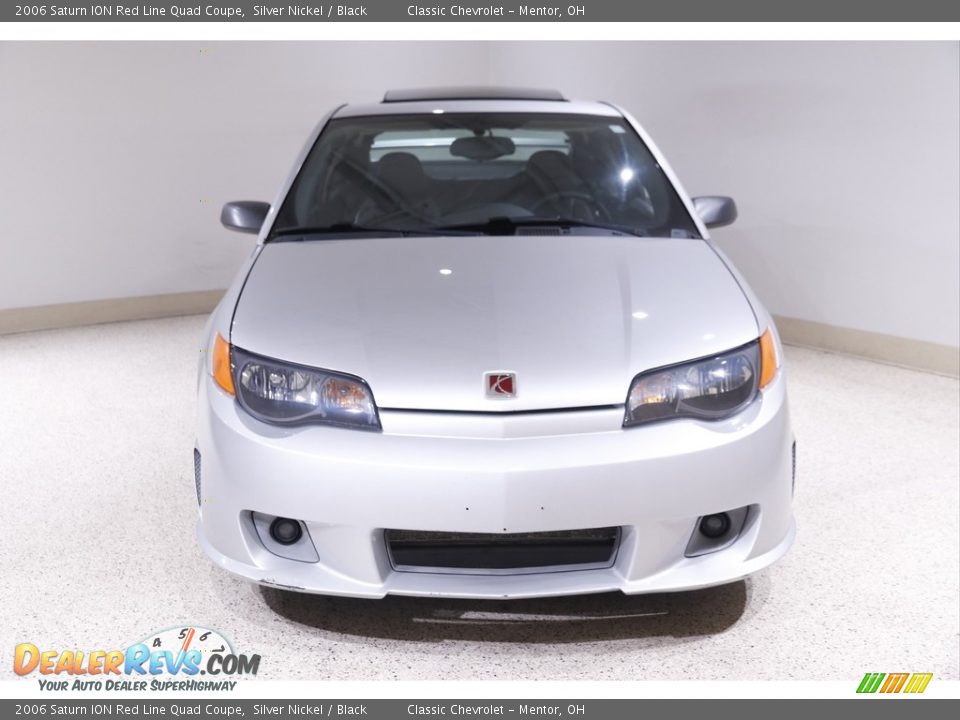 2006 Saturn ION Red Line Quad Coupe Silver Nickel / Black Photo #2