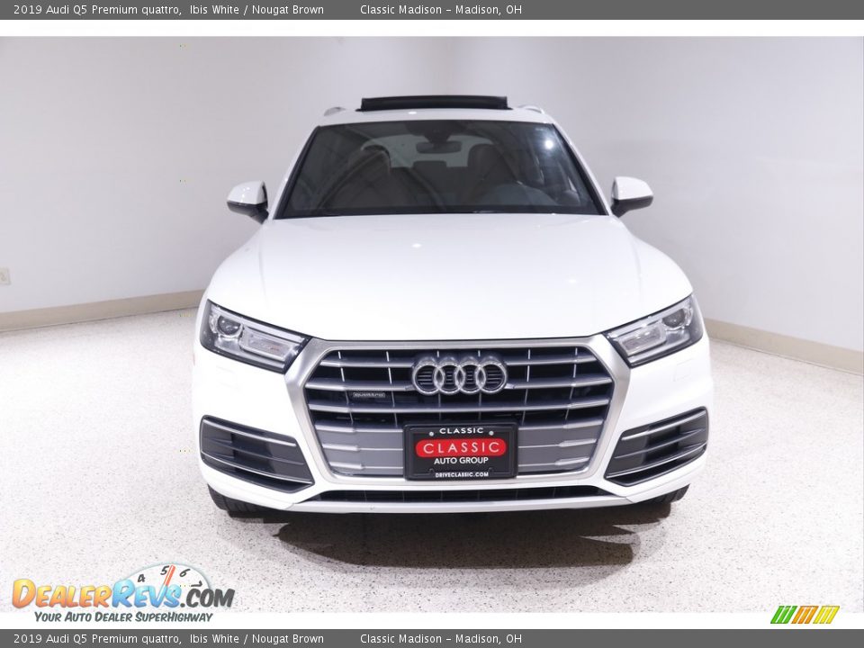 2019 Audi Q5 Premium quattro Ibis White / Nougat Brown Photo #2