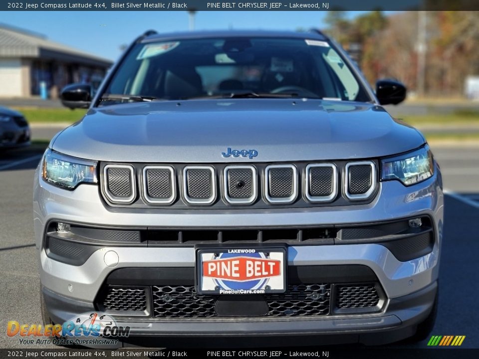 2022 Jeep Compass Latitude 4x4 Billet Silver Metallic / Black Photo #2