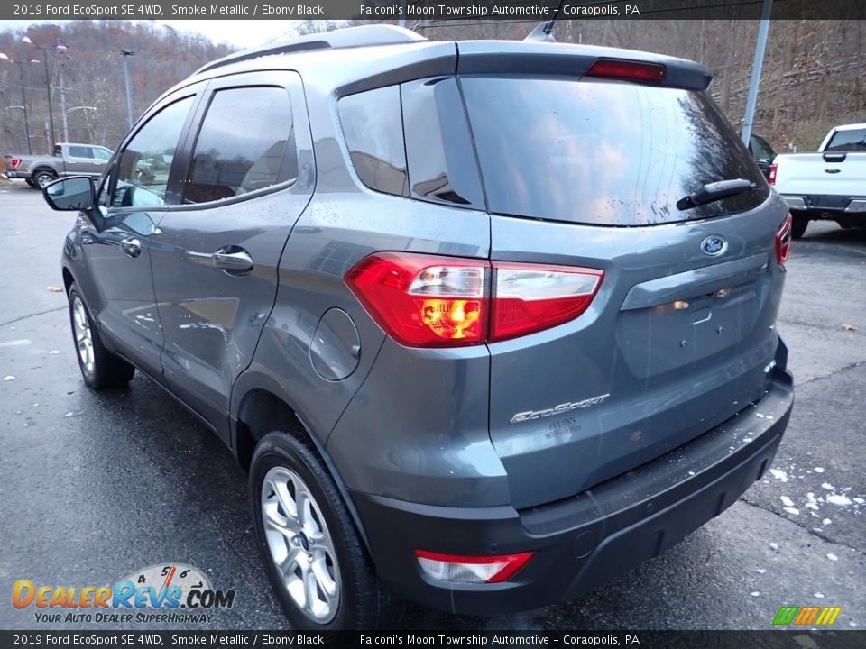 2019 Ford EcoSport SE 4WD Smoke Metallic / Ebony Black Photo #5