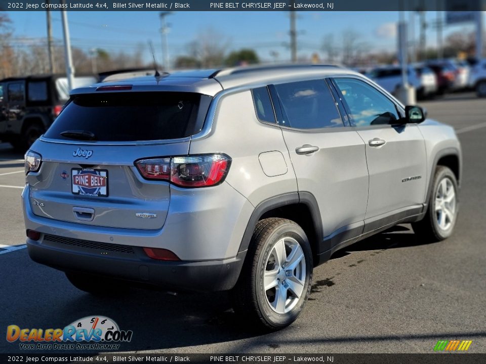 2022 Jeep Compass Latitude 4x4 Billet Silver Metallic / Black Photo #5