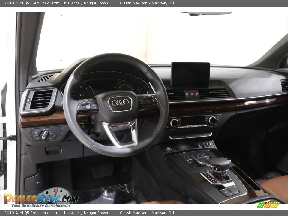 2019 Audi Q5 Premium quattro Ibis White / Nougat Brown Photo #6