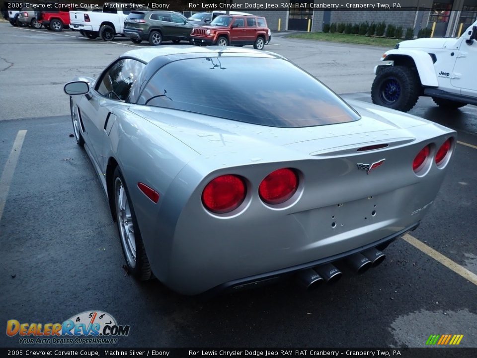 2005 Chevrolet Corvette Coupe Machine Silver / Ebony Photo #3