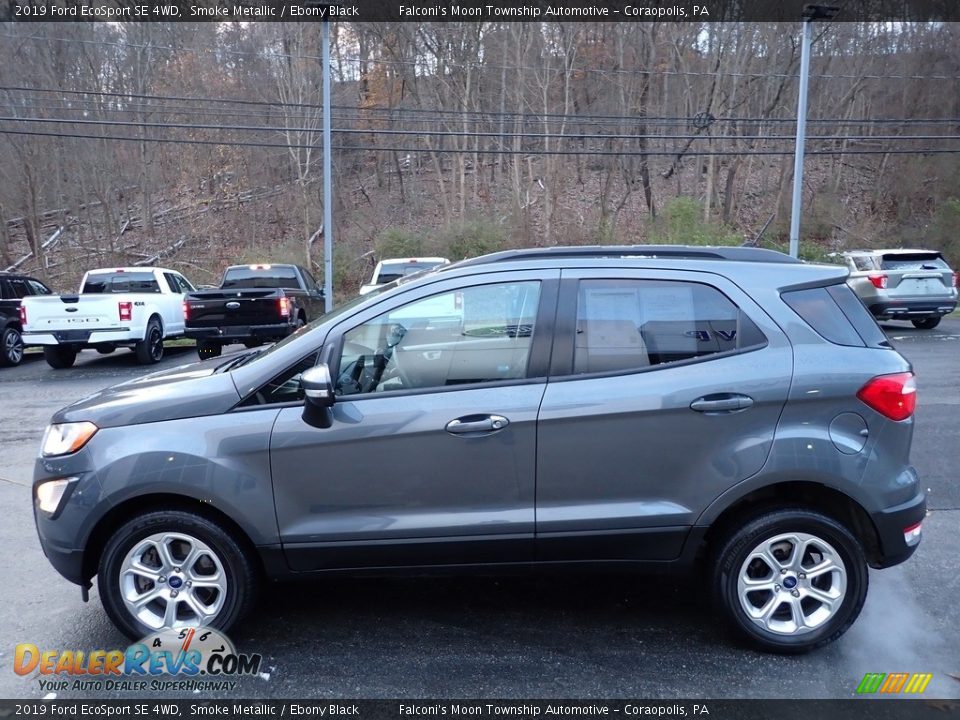 2019 Ford EcoSport SE 4WD Smoke Metallic / Ebony Black Photo #6