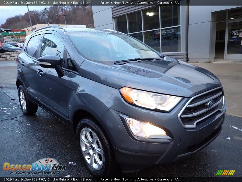 2019 Ford EcoSport SE 4WD Smoke Metallic / Ebony Black Photo #9