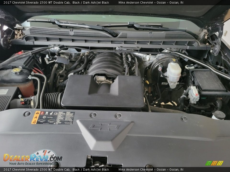 2017 Chevrolet Silverado 1500 WT Double Cab 4.3 Liter DI OHV 12-Valve VVT EcoTech3 V6 Engine Photo #10