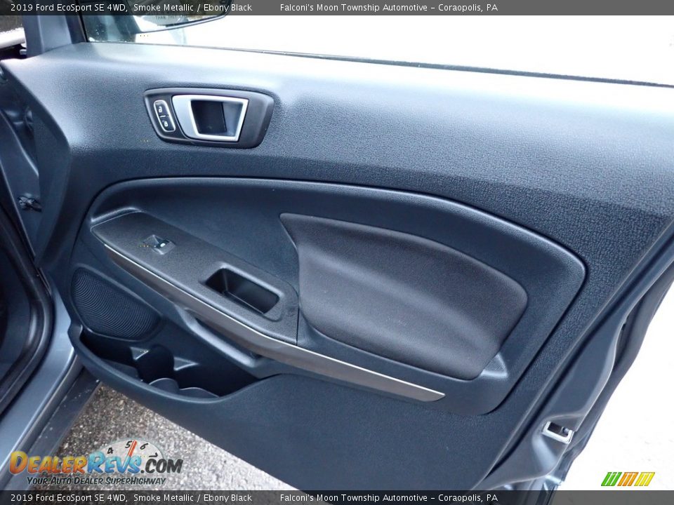 2019 Ford EcoSport SE 4WD Smoke Metallic / Ebony Black Photo #15