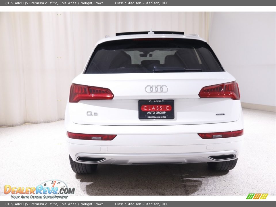 2019 Audi Q5 Premium quattro Ibis White / Nougat Brown Photo #18