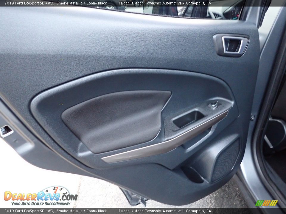 2019 Ford EcoSport SE 4WD Smoke Metallic / Ebony Black Photo #22