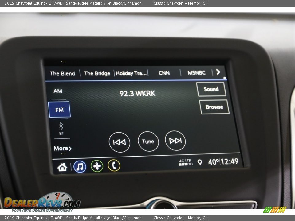 2019 Chevrolet Equinox LT AWD Sandy Ridge Metallic / Jet Black/Cinnamon Photo #9