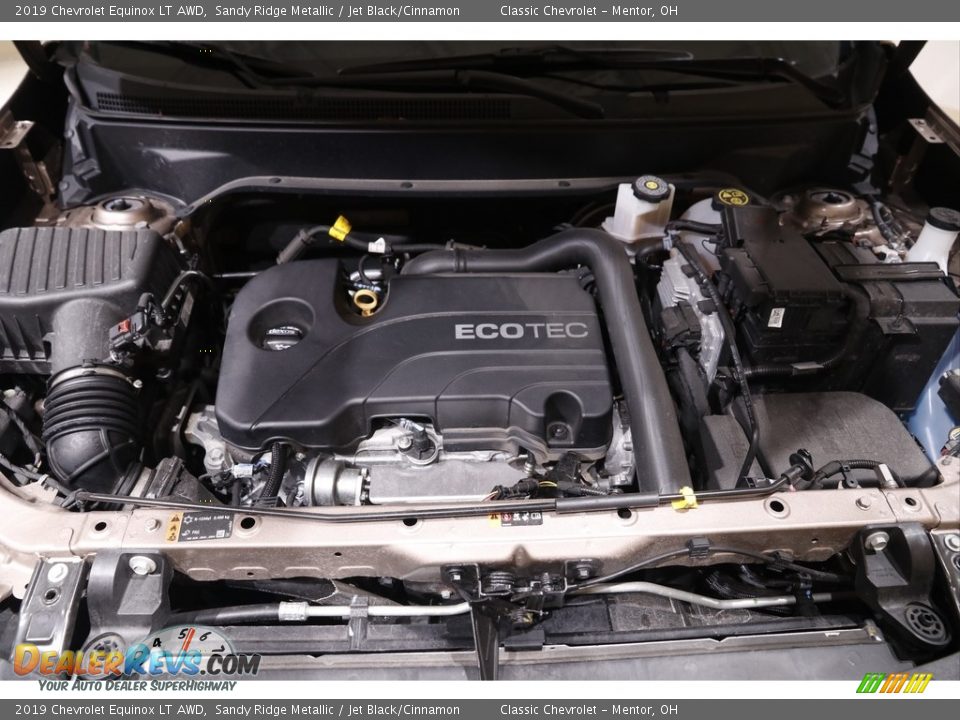2019 Chevrolet Equinox LT AWD Sandy Ridge Metallic / Jet Black/Cinnamon Photo #16