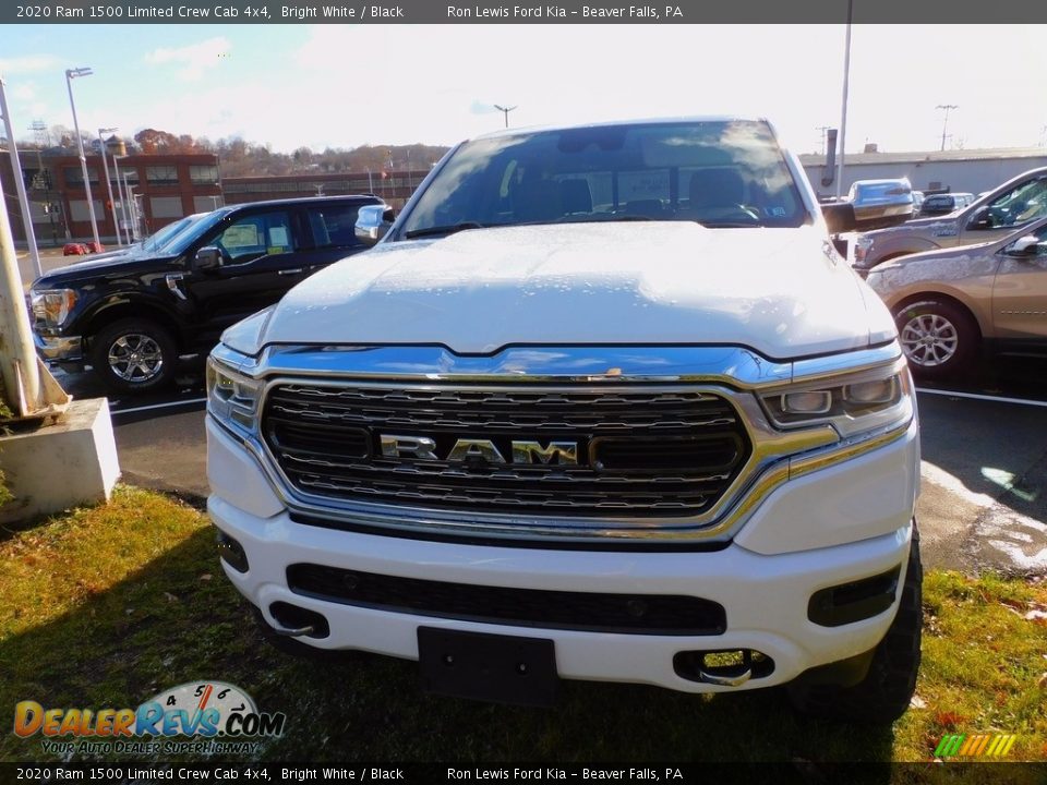 2020 Ram 1500 Limited Crew Cab 4x4 Bright White / Black Photo #5