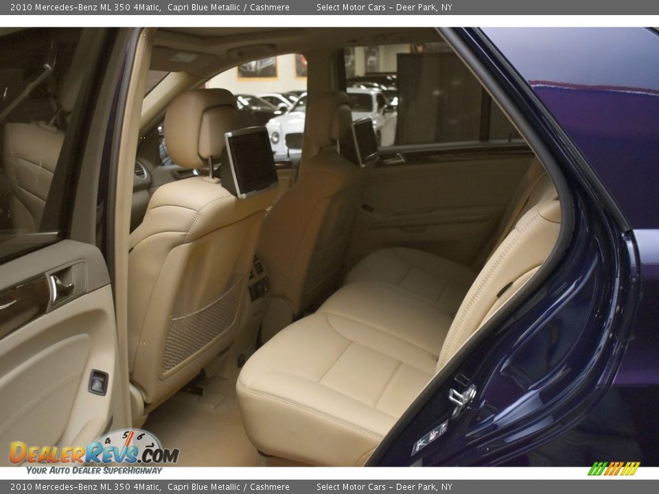 2010 Mercedes-Benz ML 350 4Matic Capri Blue Metallic / Cashmere Photo #13