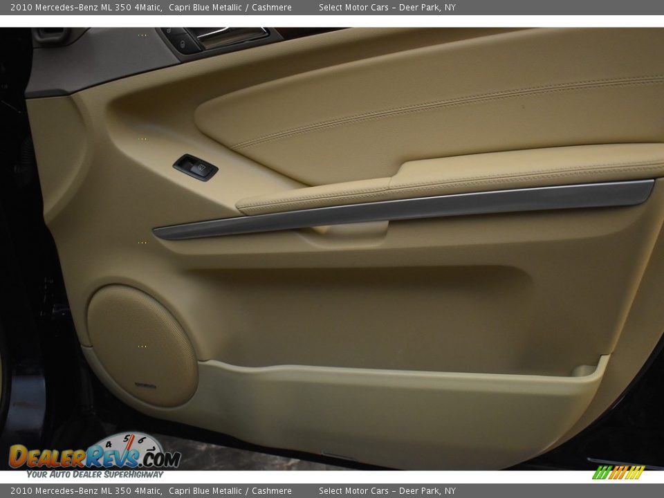 2010 Mercedes-Benz ML 350 4Matic Capri Blue Metallic / Cashmere Photo #14