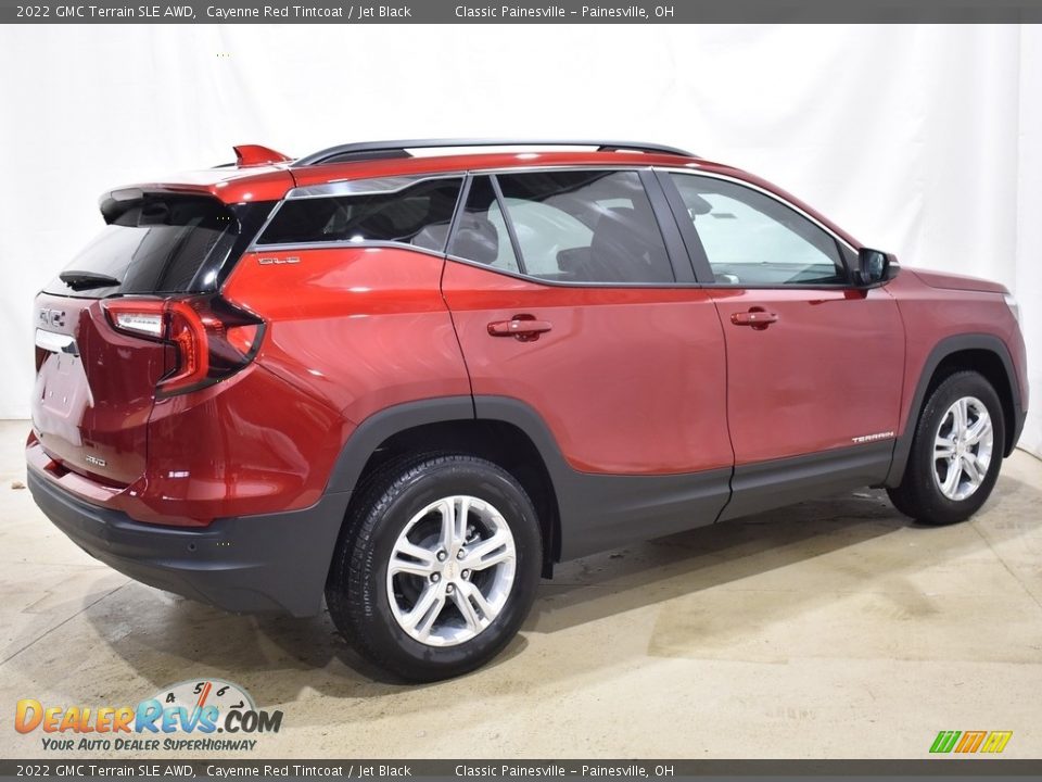 2022 GMC Terrain SLE AWD Cayenne Red Tintcoat / Jet Black Photo #2