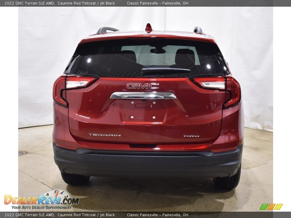 2022 GMC Terrain SLE AWD Cayenne Red Tintcoat / Jet Black Photo #3