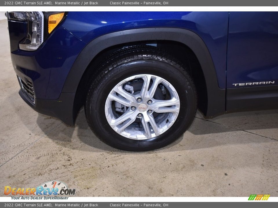 2022 GMC Terrain SLE AWD Marine Metallic / Jet Black Photo #5