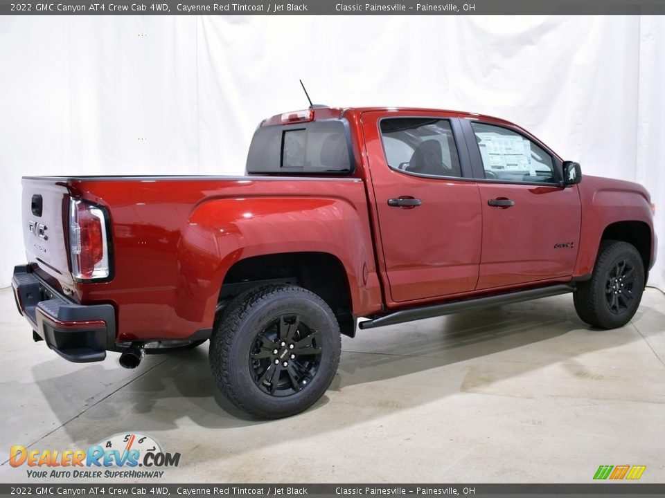 2022 GMC Canyon AT4 Crew Cab 4WD Cayenne Red Tintcoat / Jet Black Photo #2